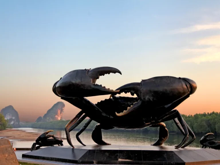 The Mud Crabs Sculpture at Krabi, Thailand
